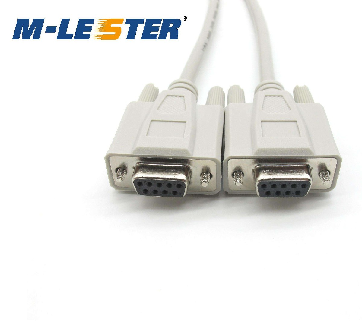 DB9串口RS232屏蔽连接线ABS塑壳装配式