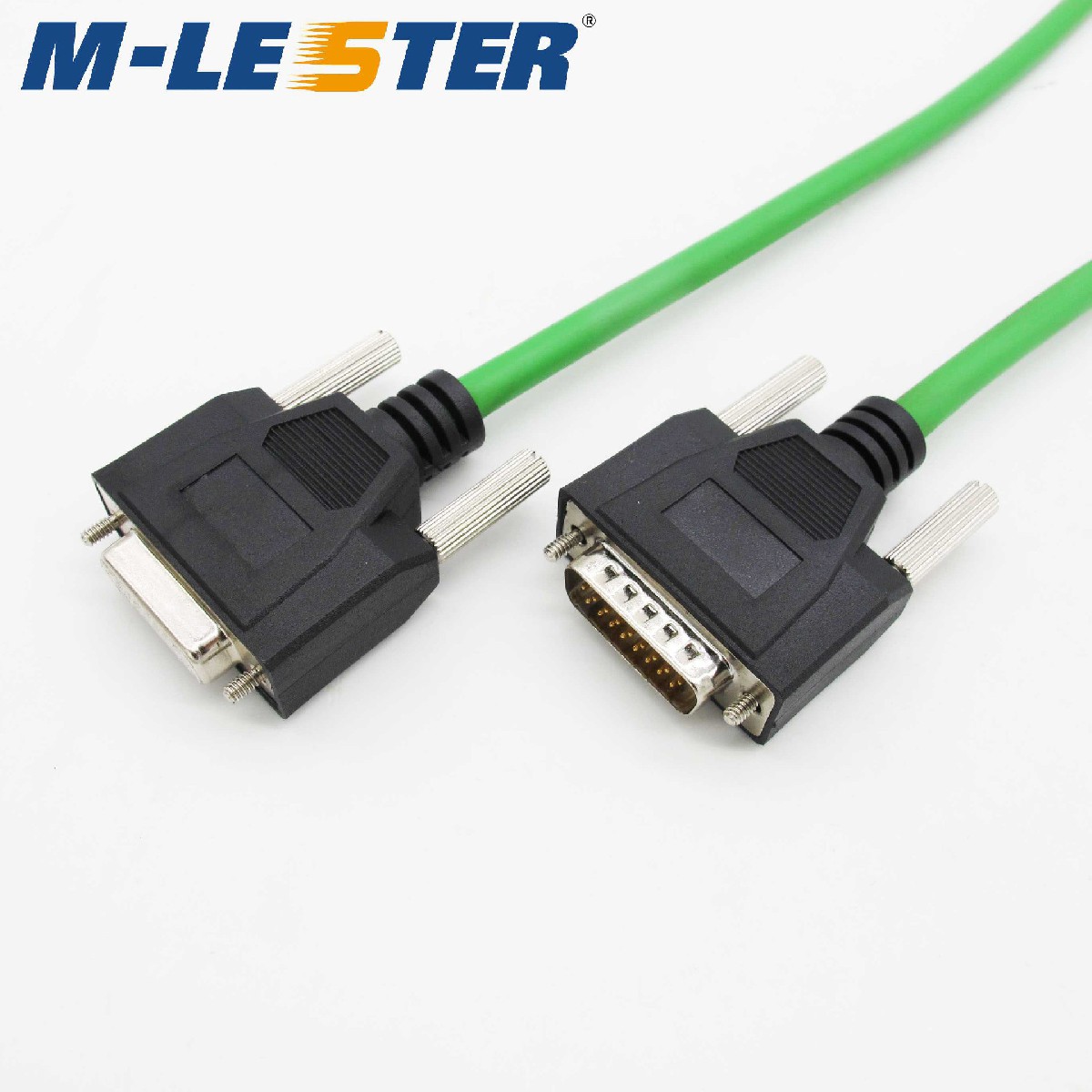 DB26针转孔（三排）双绞双屏蔽连接线成型一体螺丝式