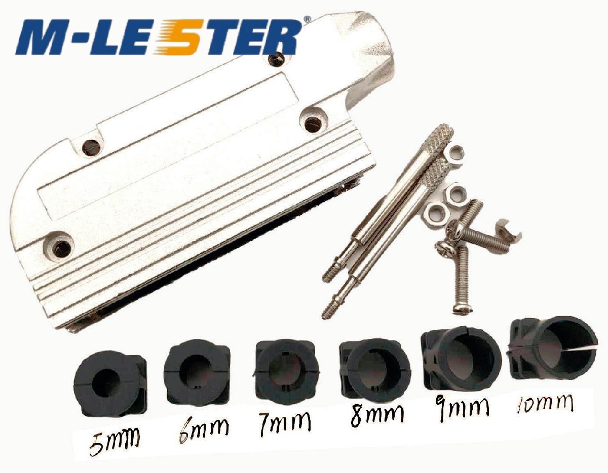 9芯，15芯，25芯，37芯锌合金铁壳螺丝式90度出线+塑料线卡连接器