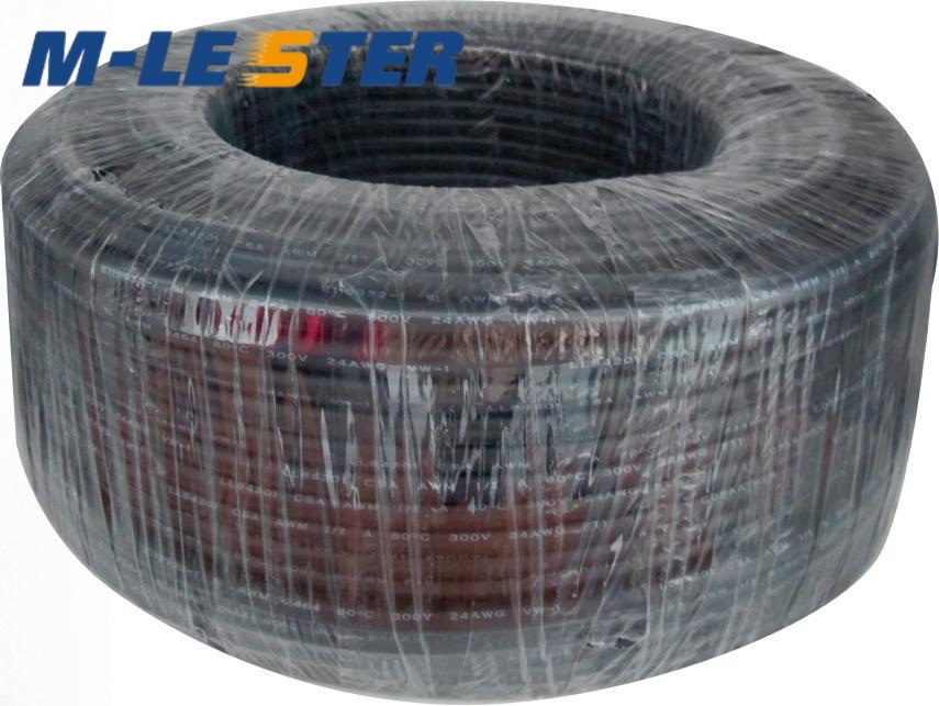 15Cx24AWG+AL+D+B OD8.0黑色双屏蔽双绞线