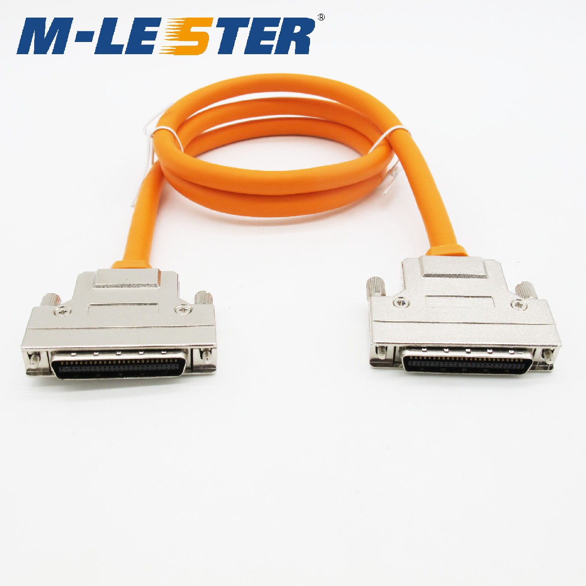 SCSI CN50针转CN50针锌合金铁壳螺丝