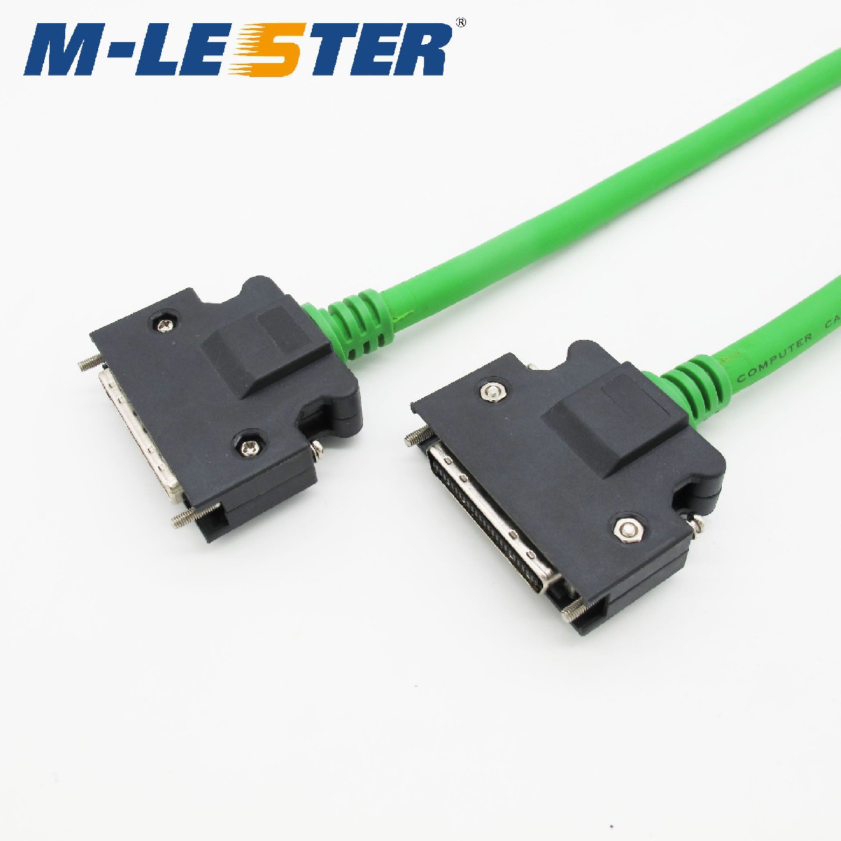 SCSI CN50针转CN50针塑壳螺丝两件式